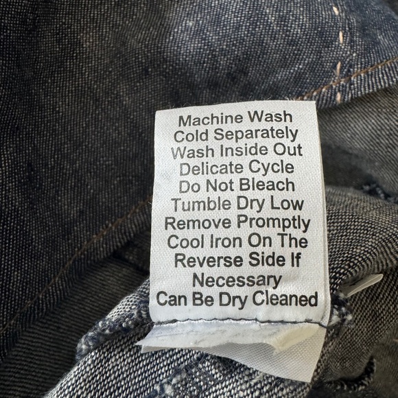 CAbi Chambray Linen Skirt size 14 - Picture 2 of 7